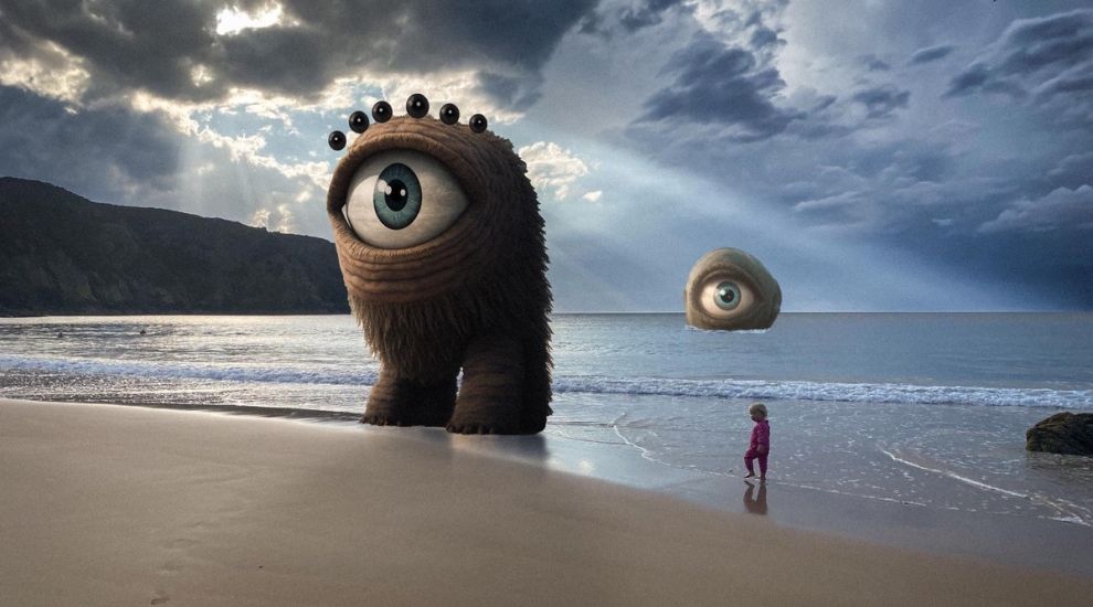 Goggle-eyed monsters photographed on Jersey's shore