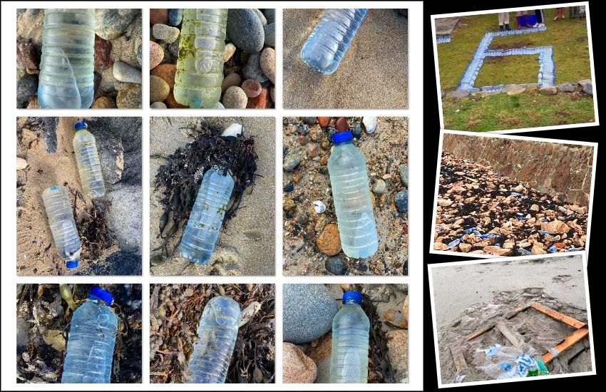 Tidal wave of unopened water bottles hits Channel Islands