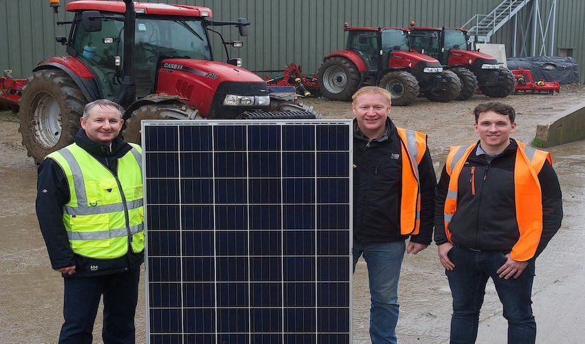 Farm turns to production of solar power