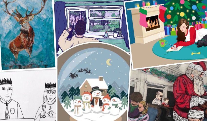Local artists picture their perfect Christmas