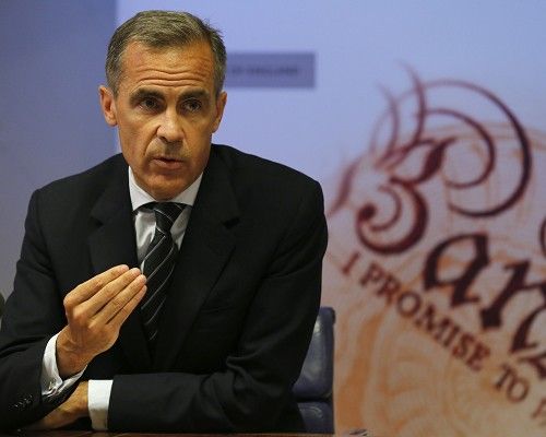 Carney hints at rate rise later