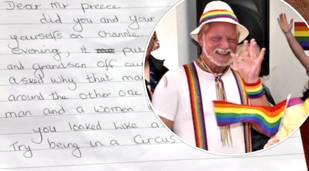 Alderney man targeted by homophobic letter after Pride