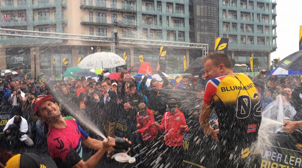 VIDEO: Champagne-soaked conclusion to Super League Triathlon
