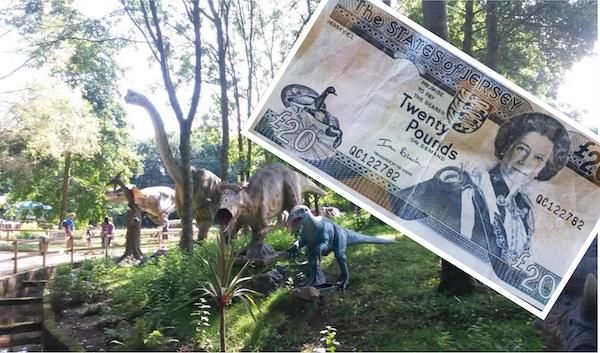 Ty-scam-osaurus hits Tamba with cut-out paper cash