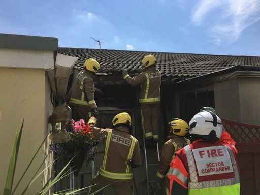 Wheelie bin fire spreads to St Brelade house