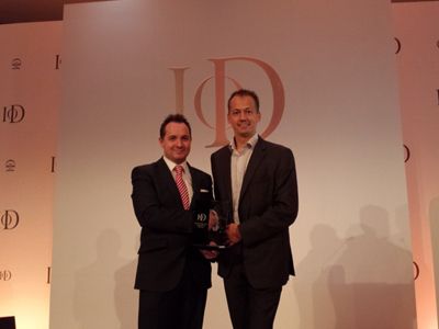Eliot Lincoln returned to London on Friday to help judge the UK IoD awards 2013 as a member of the judging panel