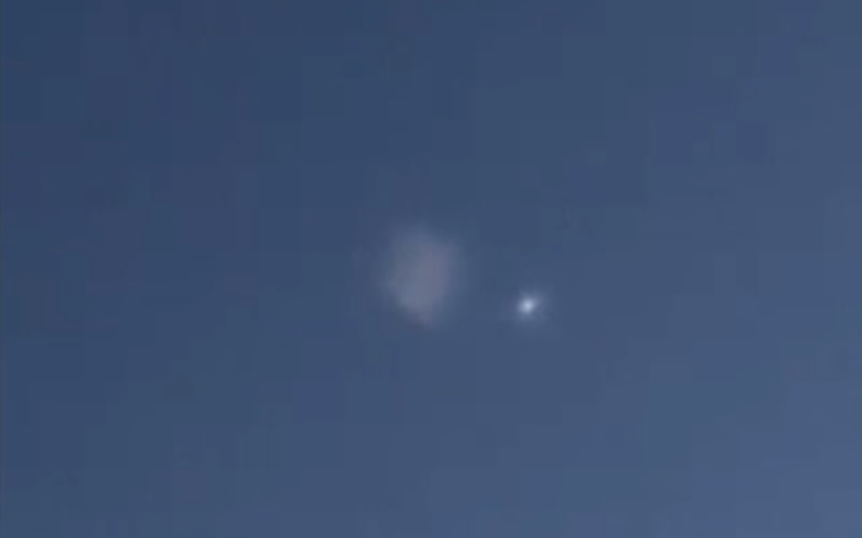 WATCH: Fast-moving cloud…or UFO?