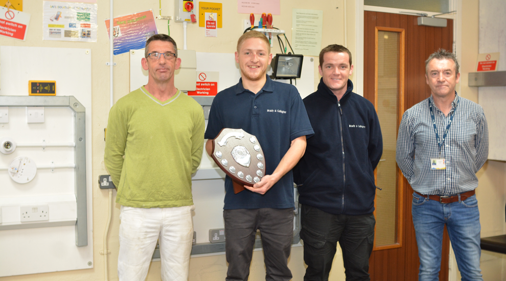 Highlands apprentice receives award in memory of Adrian Lynch