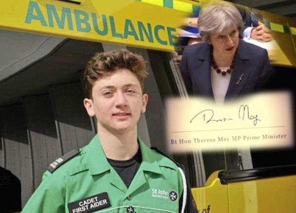 Prime Minister celebrates local teen’s first aid efforts