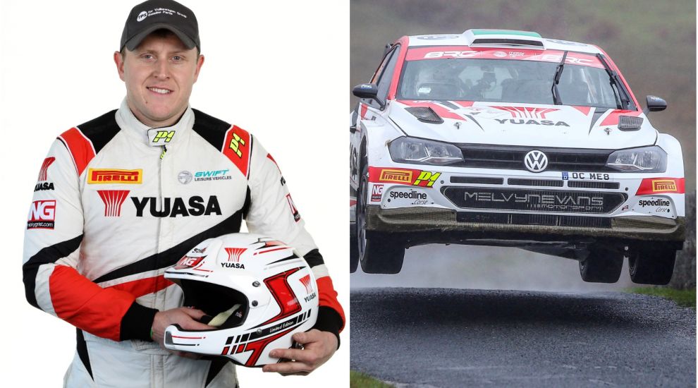 Three-time British Champion taking part in Jersey's virtual rally