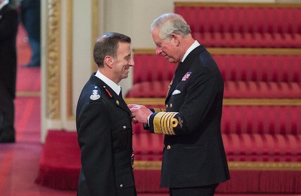 Royal award for Chief Fire Officer
