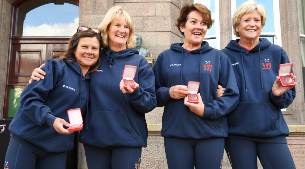 GALLERY: Rousing Royal Square reception for record-breaking Intrepid rowers