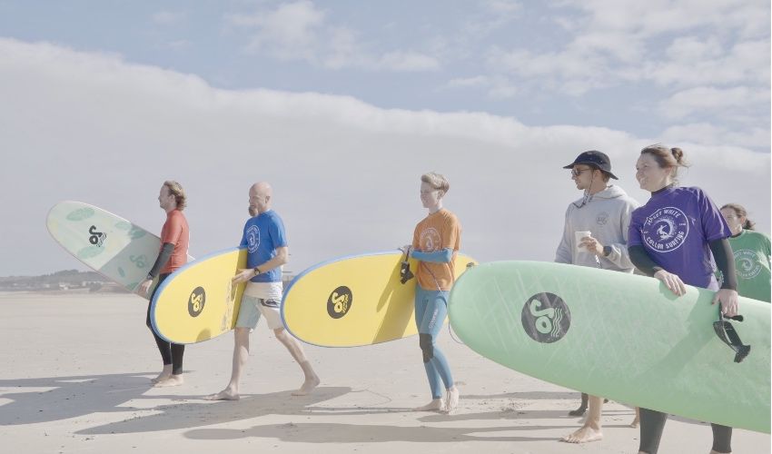 White-collar surfing and festival returns to St. Ouen's Bay