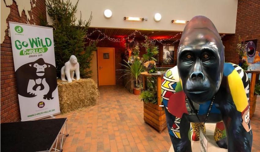 Gorillas go wild for artists' designs