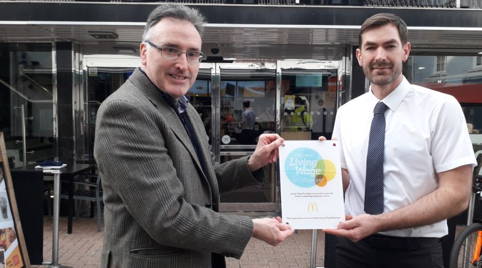 McDonald’s in Jersey gets Living Wage accreditation
