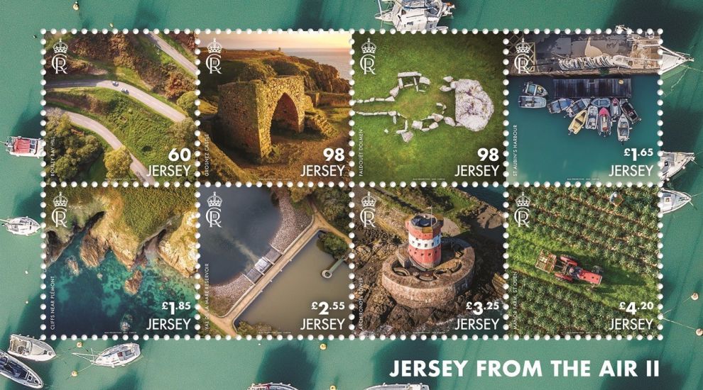 Award-winning drone photographer's snaps featured on new stamps