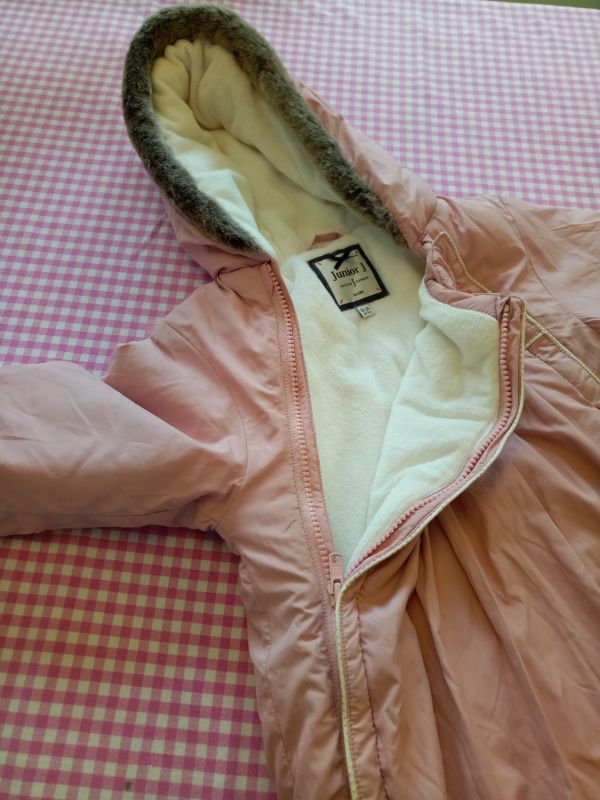 J By Jasper Conran - Baby Girl's Light Pink Padded Snowsuit 18 - 24 ...
