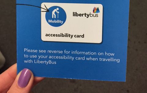 Make your journey easier with the LibertyBus Accessibility Card