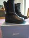 Jacadi Paris - Girl's Navy leather boots - size 21 