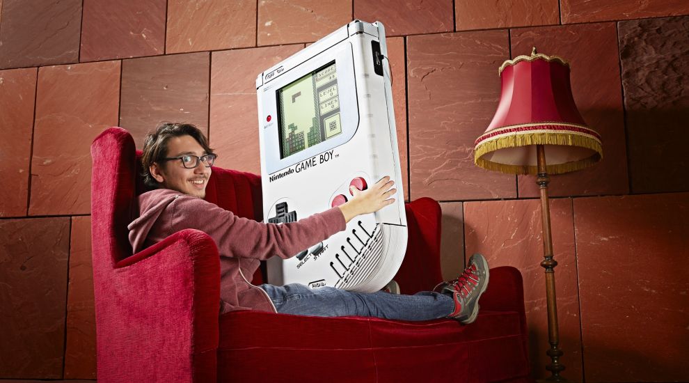 This student created the world’s largest Game Boy, and it’s certainly not handheld any more