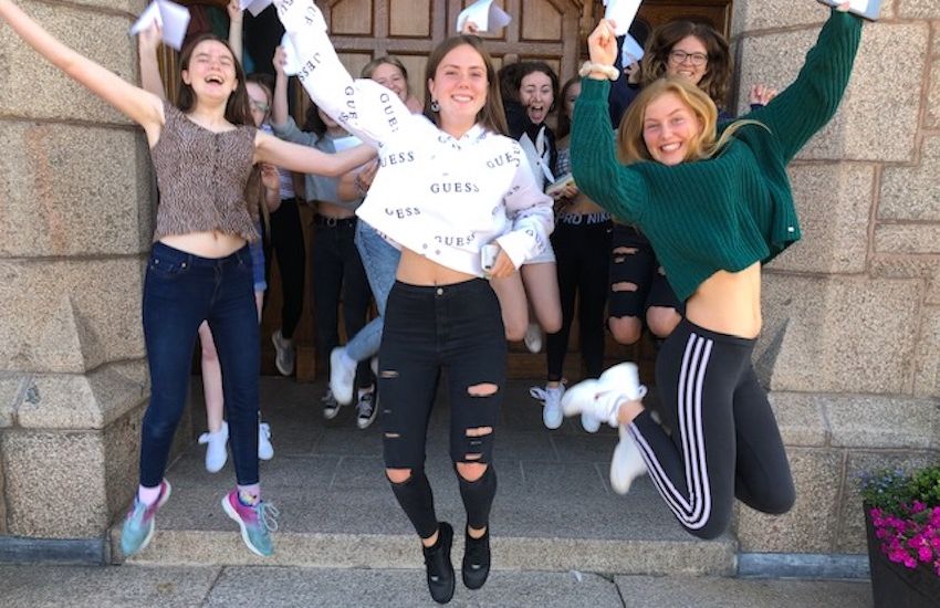 WATCH: Students celebrate record-breaking GCSEs