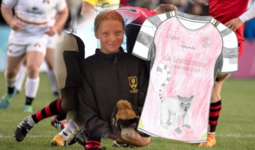 WATCH: Lemurs see red with schoolgirl's rugby shirt design