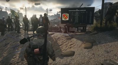 Call of Duty WWII’s new social space could be the star of the new game