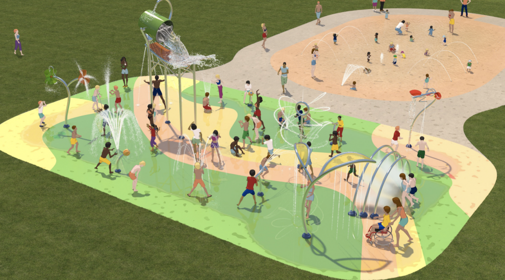 Water cannons and 'big tipper' in £750k water play zone plans