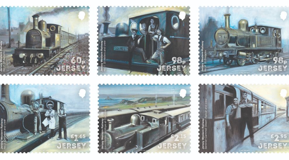 Jersey Post unveils new stamps to celebrate the Railway Track