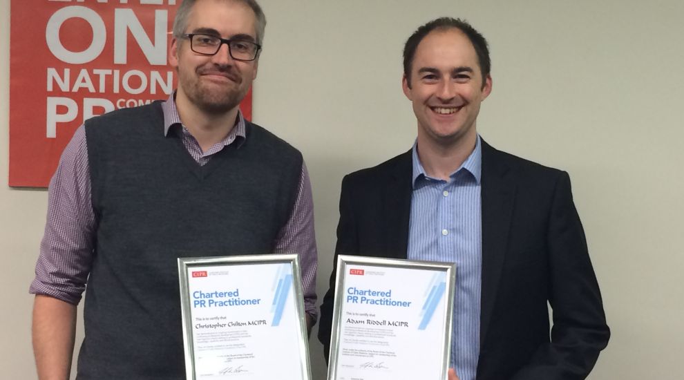 Two more Channel Islands PR professionals achieve Chartered status
