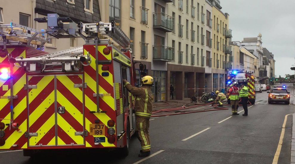 Man treated in hospital after Gloucester Street fire