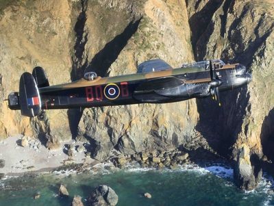 Last two airworthy Lancasters in world to fly over Jersey