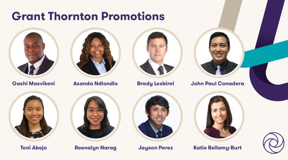 Eight promotions announced at Grant Thornton