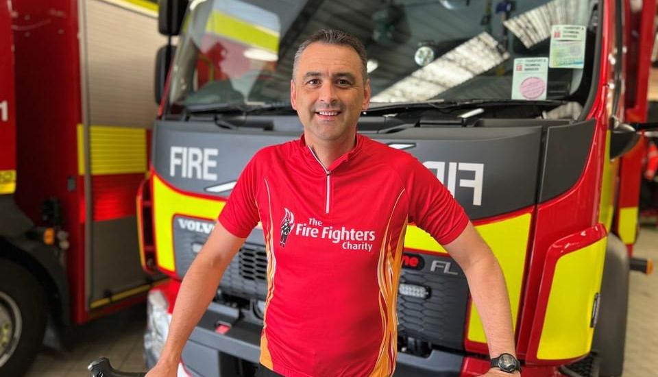 Jersey rescuer to cycle 550km for firefighters’ charity