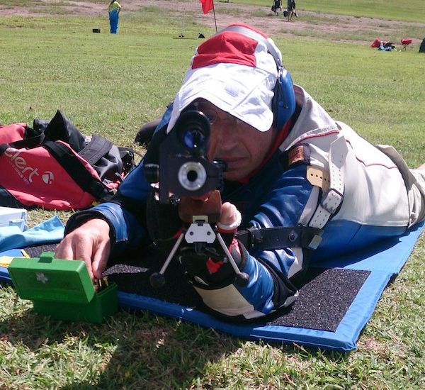 Jersey shooter on target for a medal