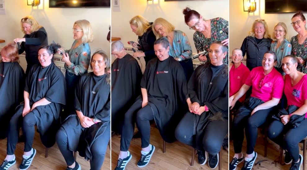 WATCH: Friends raise more than £16,000 by braving the shave