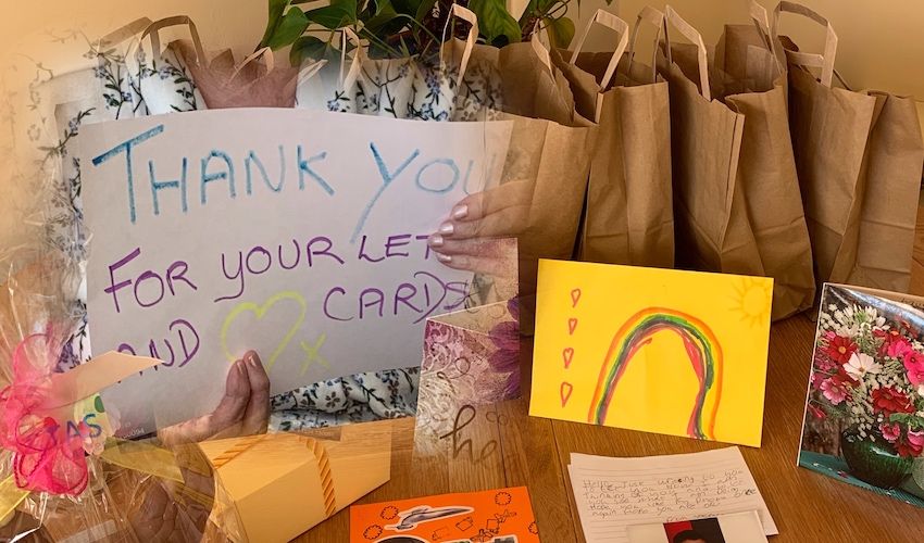 GALLERY: Care home residents showered with letters from children