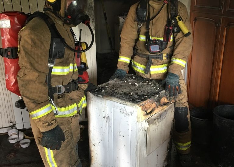 Tumble dryer fire badly damages home in St Lawrence