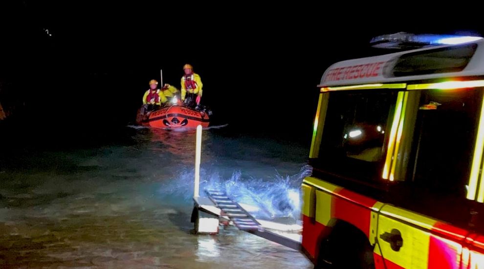 Pair rescued from sinking boat after major search