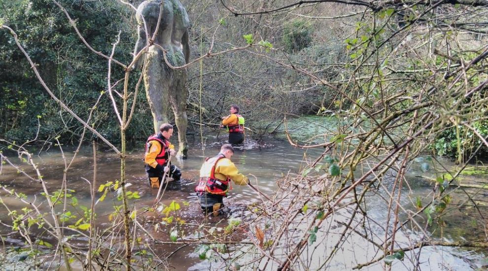 Firefighters search 'standing water' for missing woman