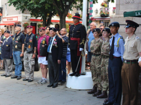 Jersey shows appreciation for Armed Forces