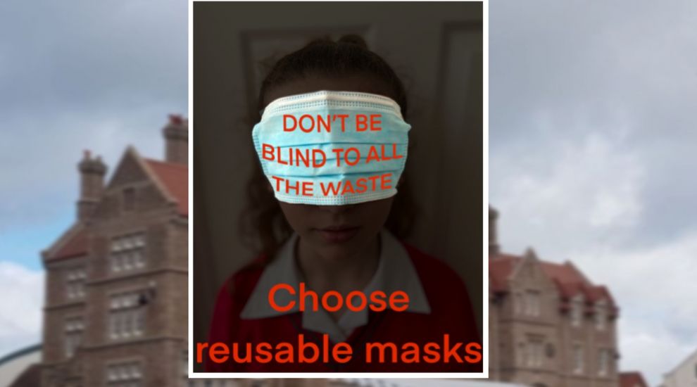 Students help unmask island's PPE waste