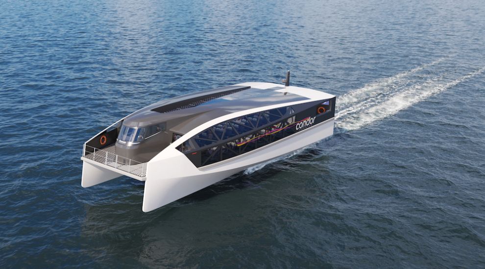 WATCH: A closer look at Condor's new 100% electric ferry