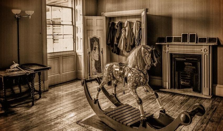 Staff spooked by ghost child’s 'horse of horrors'