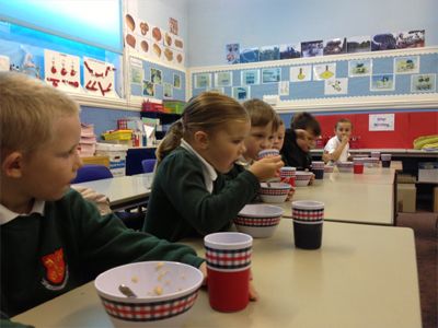 Investec makes it possible for Amherst Primary School to launch a Breakfast Club
