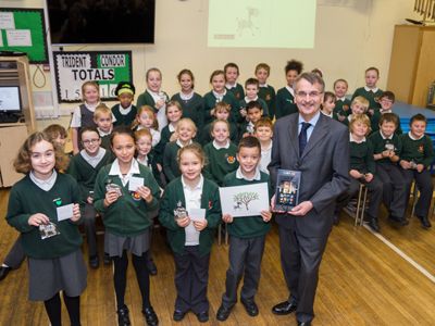 Amherst pupil designs winning logo for Investec’s new internal computer system