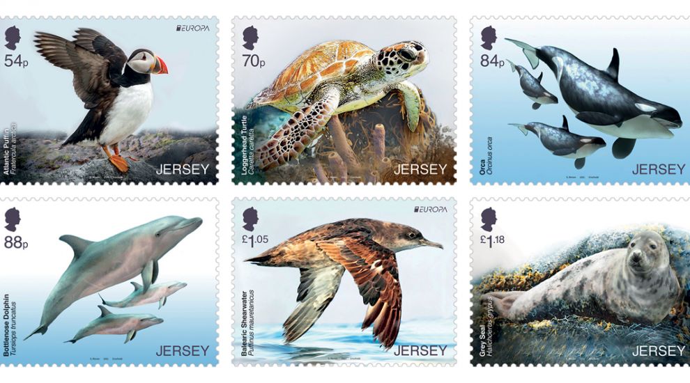 Coastal wildlife to feature on Jersey stamps and souvenir coin