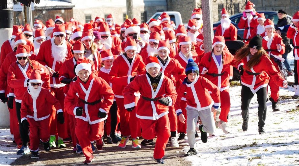 Don your Santa hat and get running...solo!