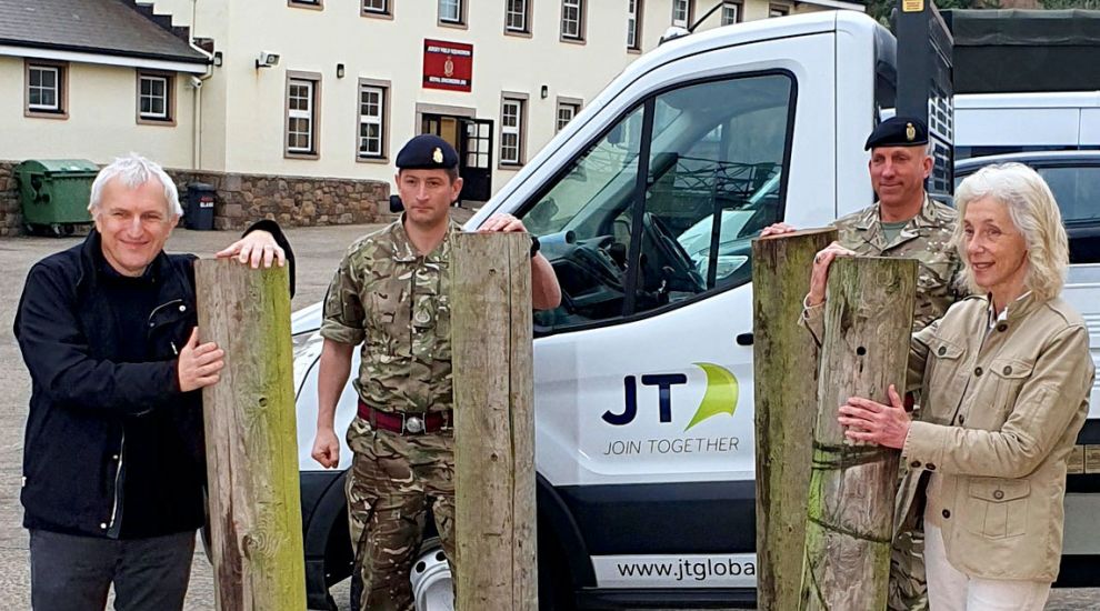 JT telegraph poles given new lease of life at Grouville School