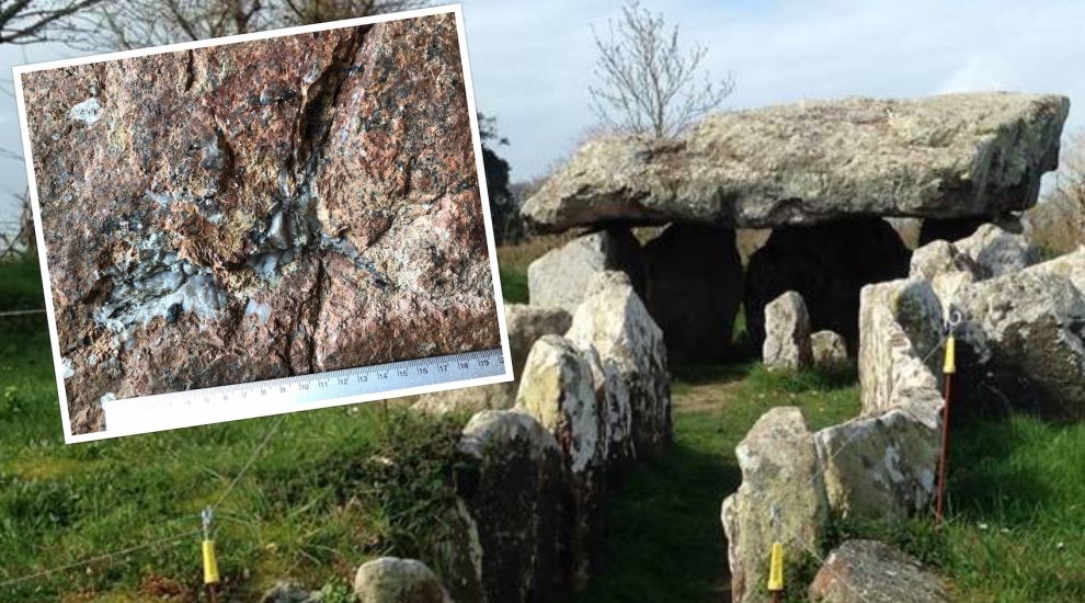 Ancient dolmen drilled 'to extract quartz crystals'